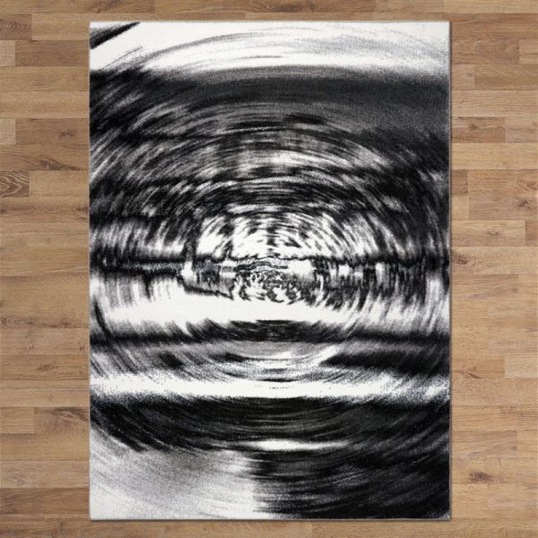 Black and white Designed Kail 3629 Rug By Best Price Furniture