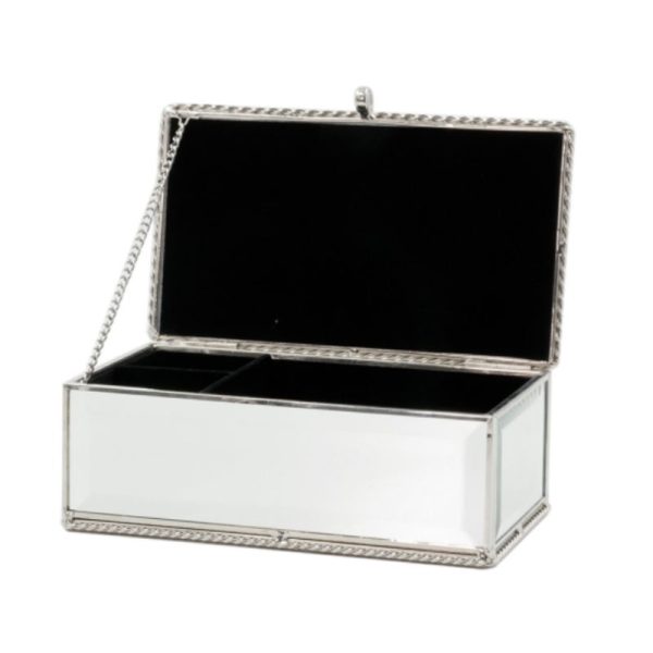 Silver String Mirror Box By Best Price Furniture