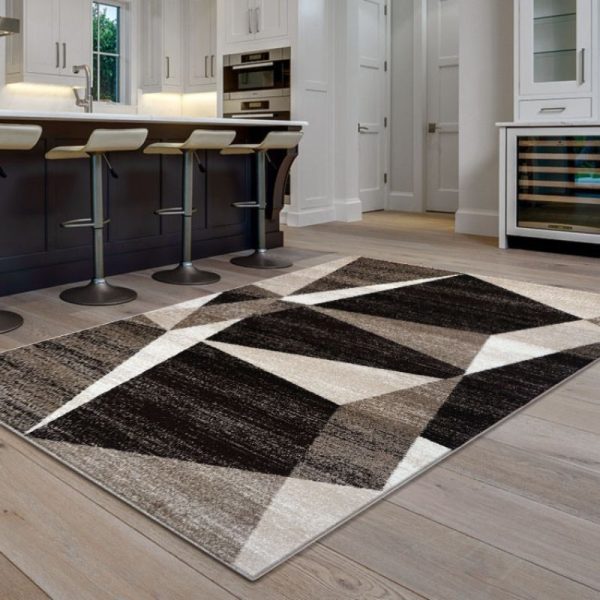 Interior View Rectangular Kail 2301 Rug By Best Price Furniture