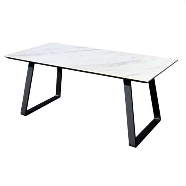 BANDA DINING TABLE WITH WHITE ARTIFICAL MARBLE BY BEST PRICE FURNITURE OUTLET