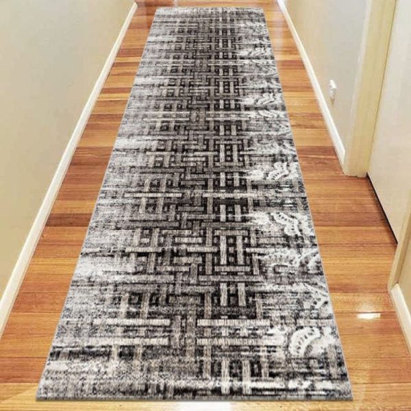 On floor Black and White Kail 1081 Rug By Best Price Furniture