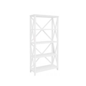 White Tacito Bookcase By Best Price Furniture