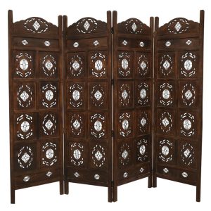 Aurora Iron Jali Burnt 4 Panel