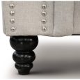 Declan two Seater Lounge in white by best price furniture outlet