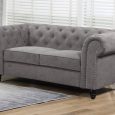 Grey Declan two Seater Lounge chair by best price furniture