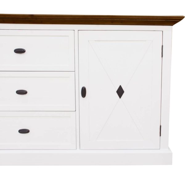 Zoom in View of Ezri Buffet 2 Doors and 3 Drawers By Best Price Furniture